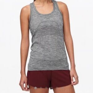 EUC Swiftly Tech Racerback Tank Top Size 10 in grey color